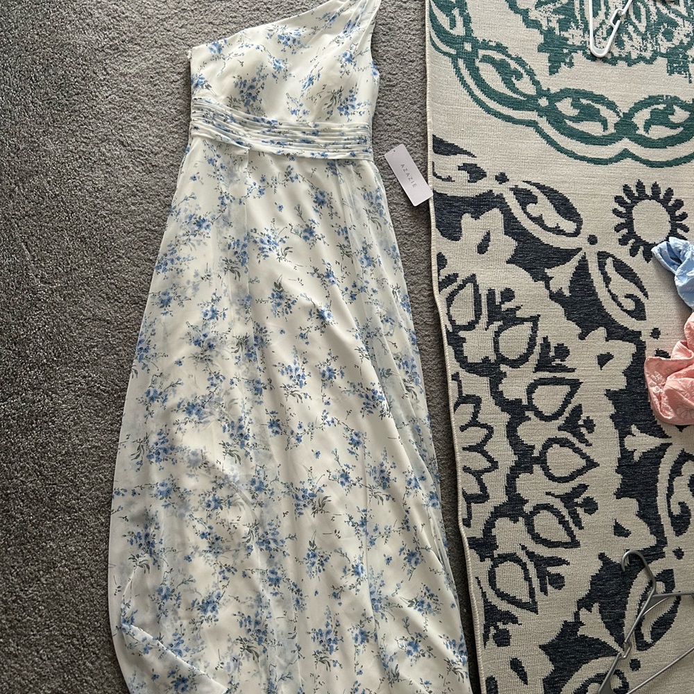 Floral One-Shoulder Dress